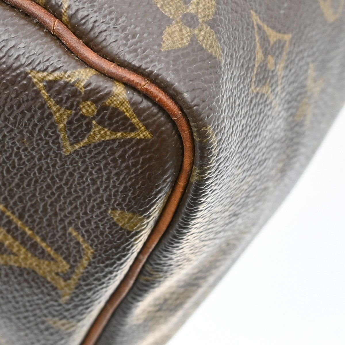 Louis Vuitton Speedy Handbag Monogram Canvas Brown Canvas Handbag (Pre-Owned)