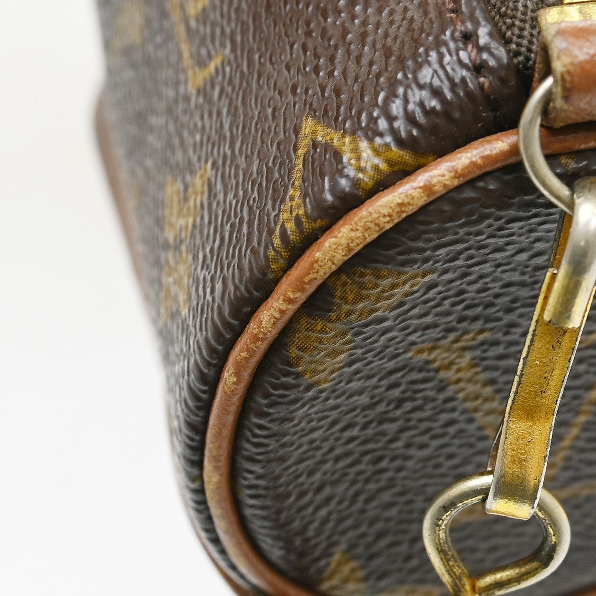 Louis Vuitton Papillon Pochette Monogram Canvas Brown Canvas Handbag (Pre-Owned)