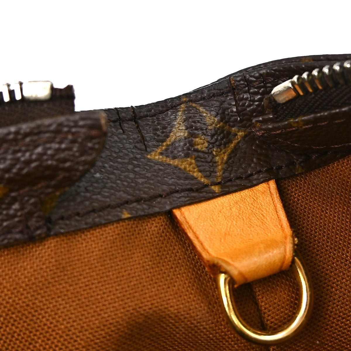 Louis Vuitton Cabas Mezzo Monogram Canvas Brown Canvas Tote Bag Bag (Pre-Owned)