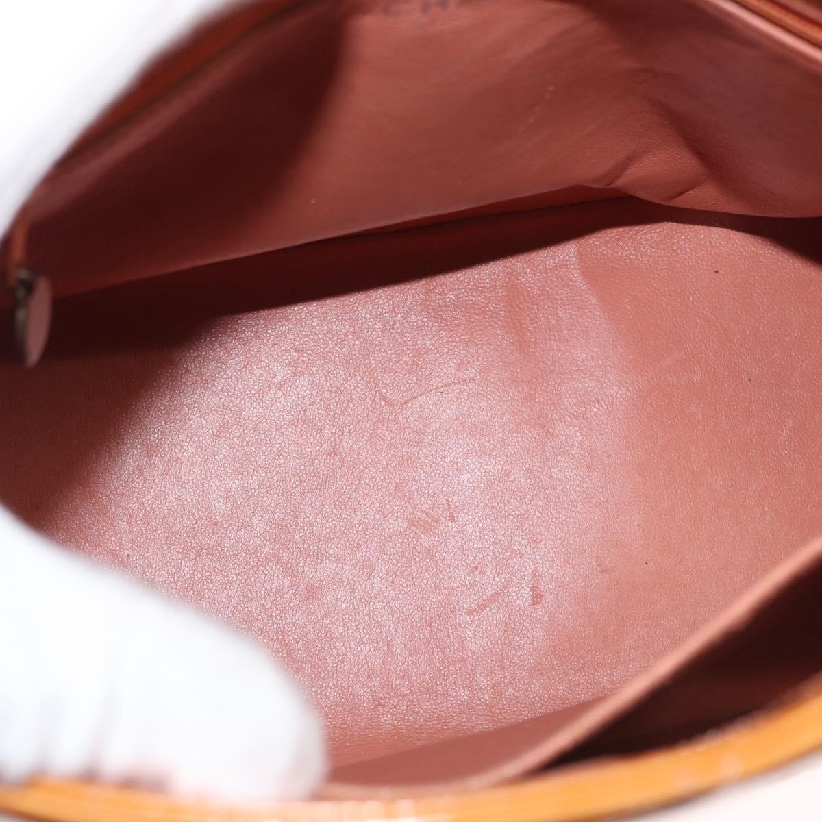 Chanel Medallion Tote Quilted Patent Beige Patent_Leather Tote Bag Bag (Pre-Owned)