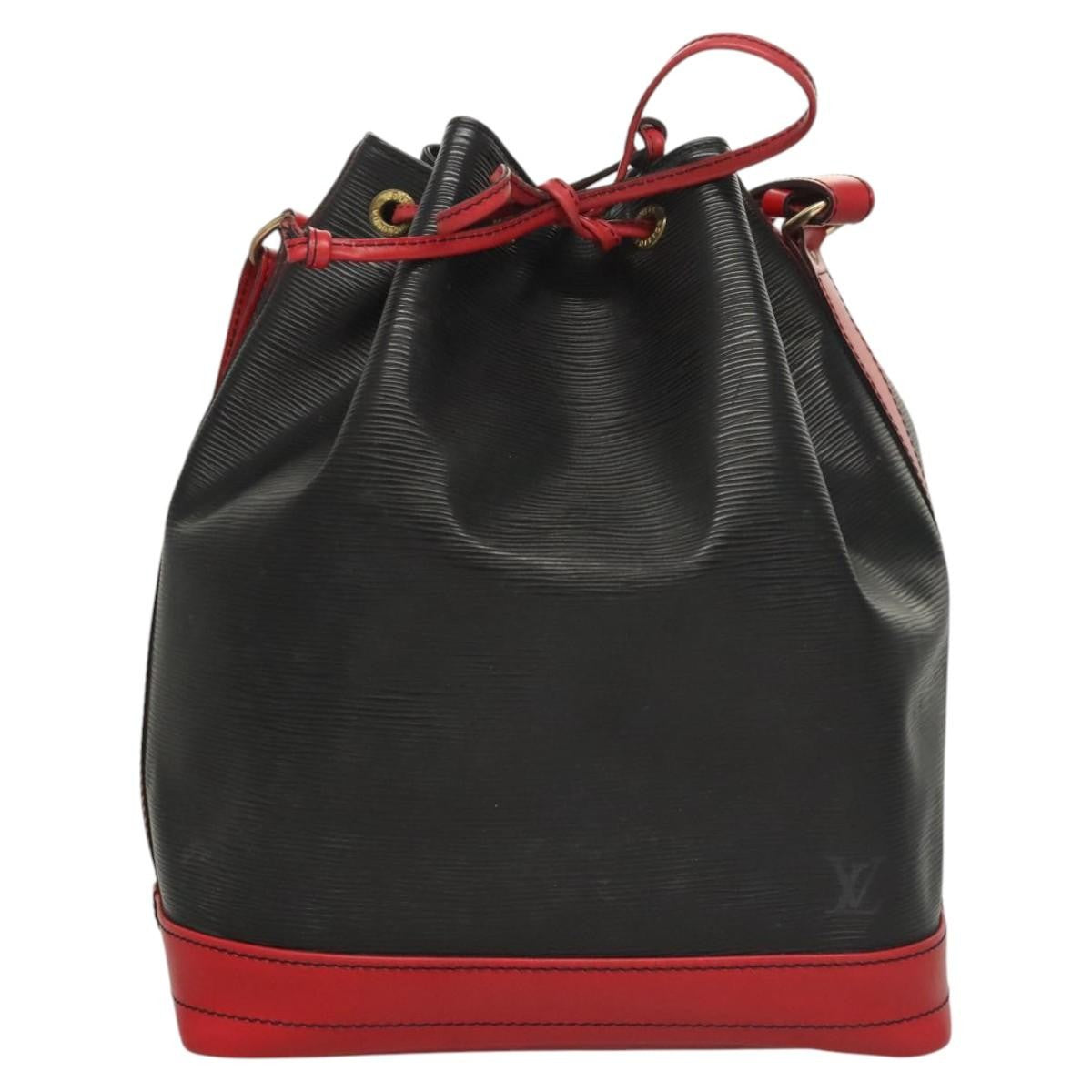 Louis Vuitton Bicolor Noe Handbag Epi Leather Black Leather Shoulder Bag Bag (Pre-Owned)