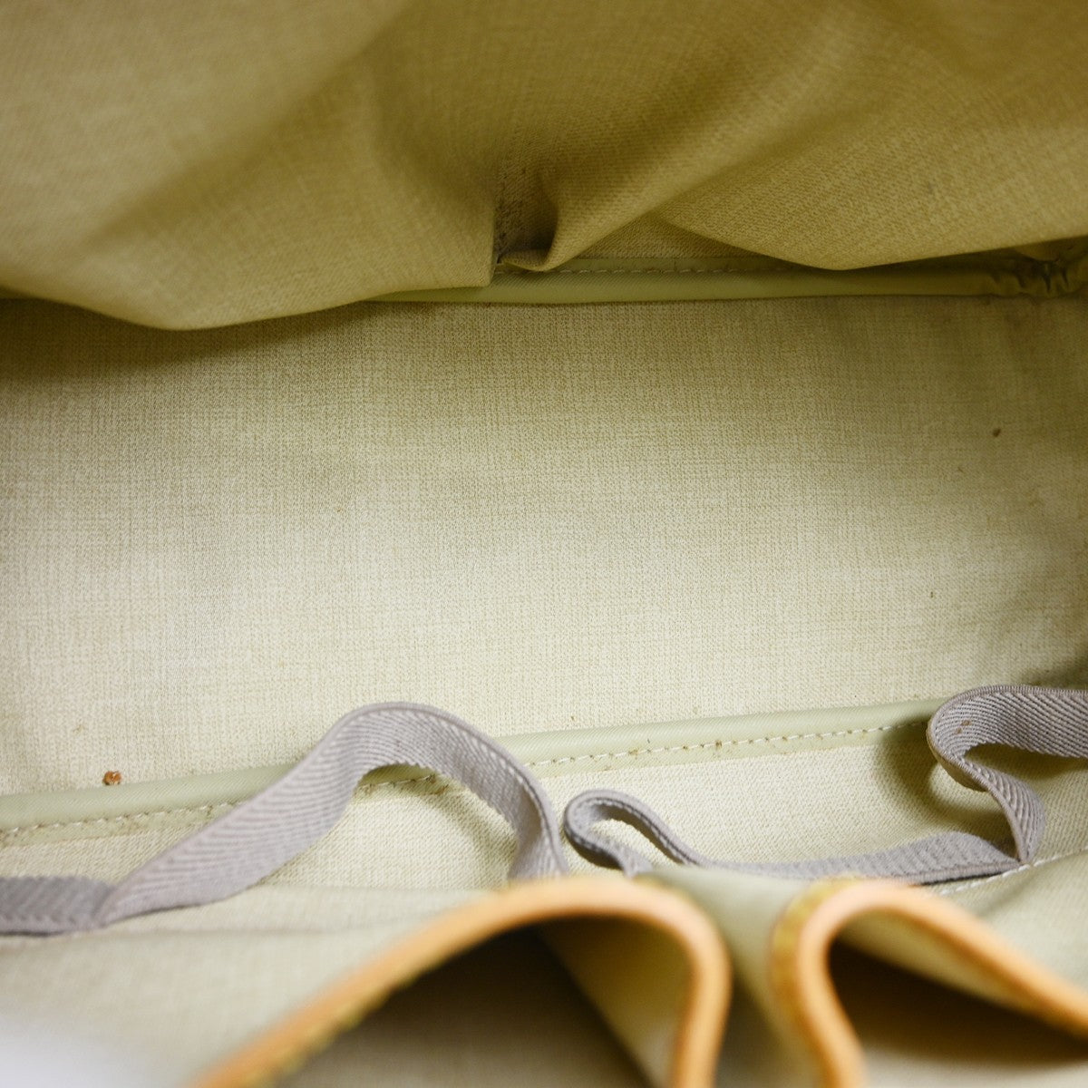 Louis Vuitton Deauville Handbag Monogram Canvas Brown Canvas Handbag (Pre-Owned)