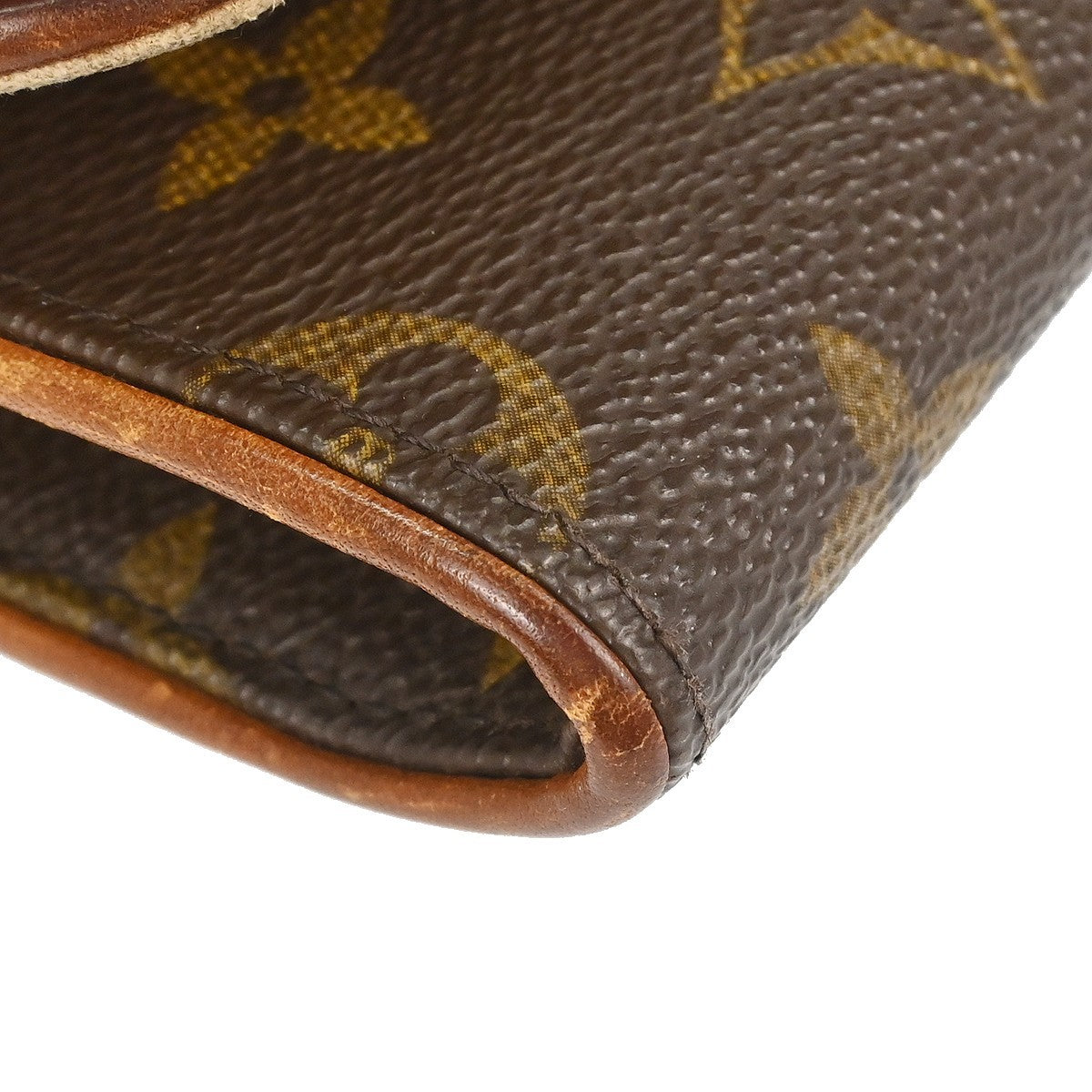 Louis Vuitton Twin Handbag Monogram Canvas Brown Canvas Clutche & Pouche Bag (Pre-Owned)