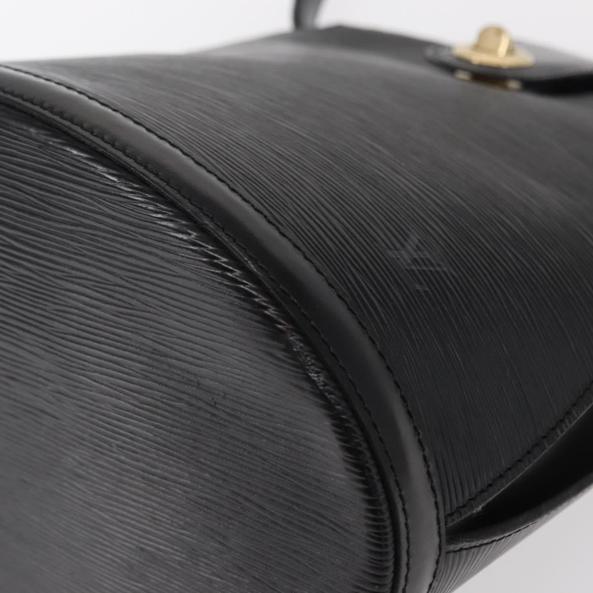 Louis Vuitton Cluny Shoulder Bag Epi Leather Black Leather Shoulder Bag Bag (Pre-Owned)