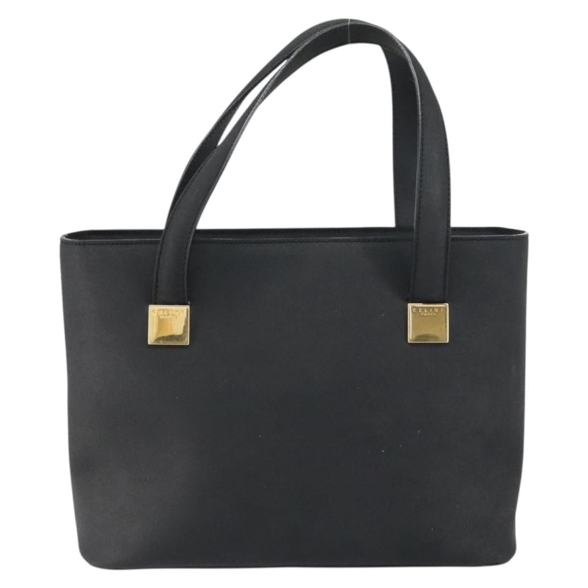 Celine Handbag Leather Black Leather Handbag (Pre-Owned)