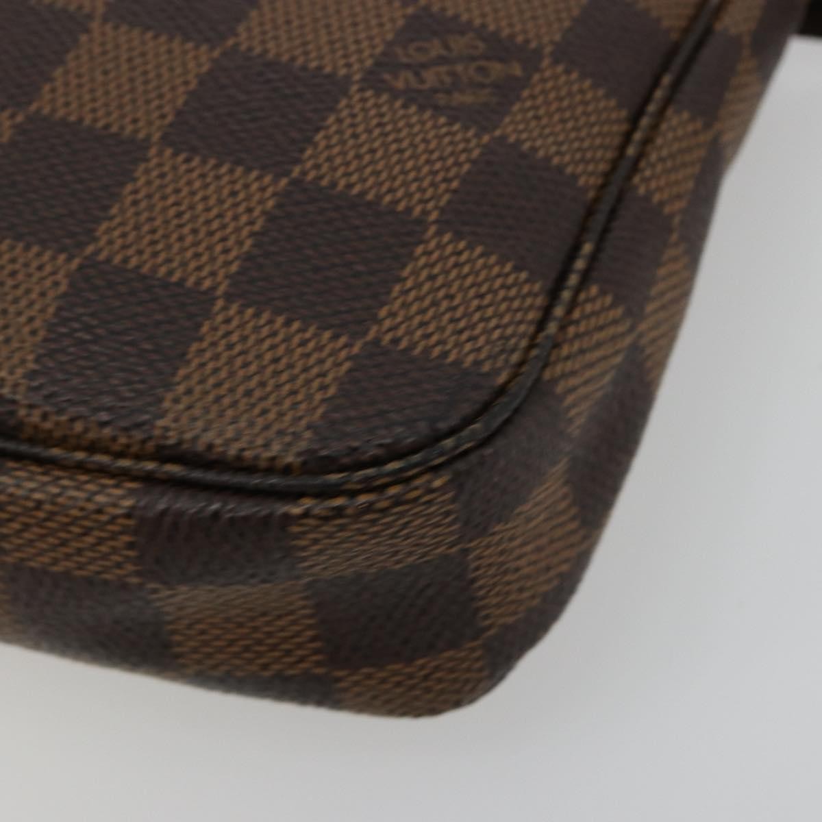 Louis Vuitton Pochette Accessoires Nm Damier Brown Canvas Clutche & Pouche Bag (Pre-Owned)