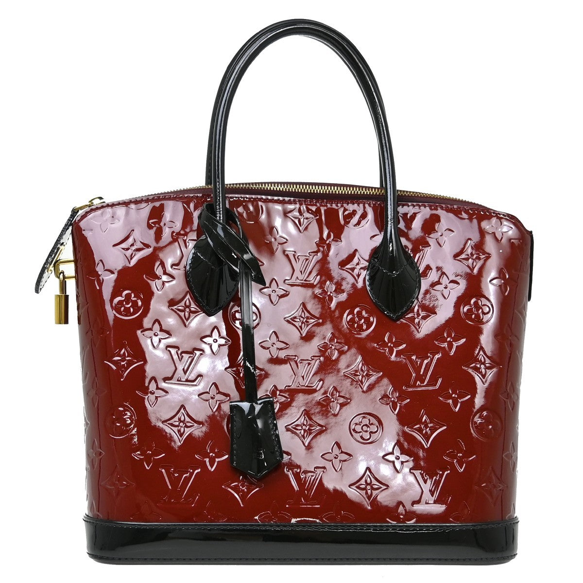 Louis Vuitton Lockit Handbag Monogram Vernis Multicolour Patent_Leather Shoulder Bag Bag (Pre-Owned)