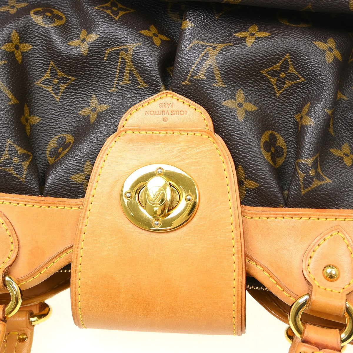 Louis Vuitton Boetie Handbag Monogram Canvas Brown Canvas Shoulder Bag Bag (Pre-Owned)