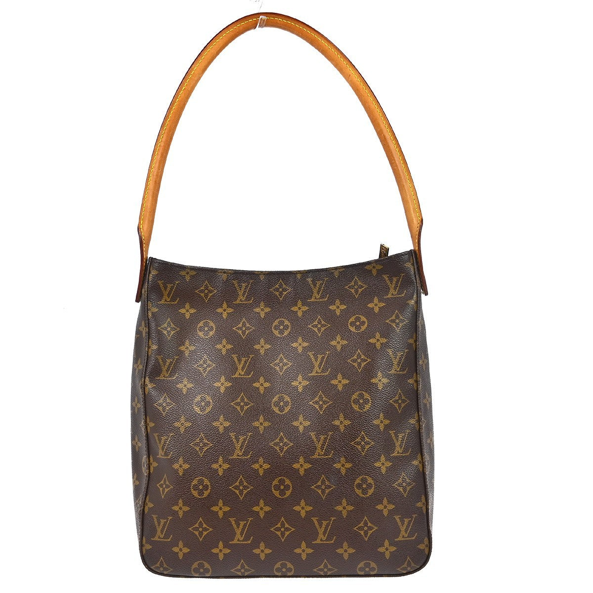 Louis Vuitton Monogram Looping Handbag Monogram Canvas Brown Canvas Shoulder Bag Bag (Pre-Owned)