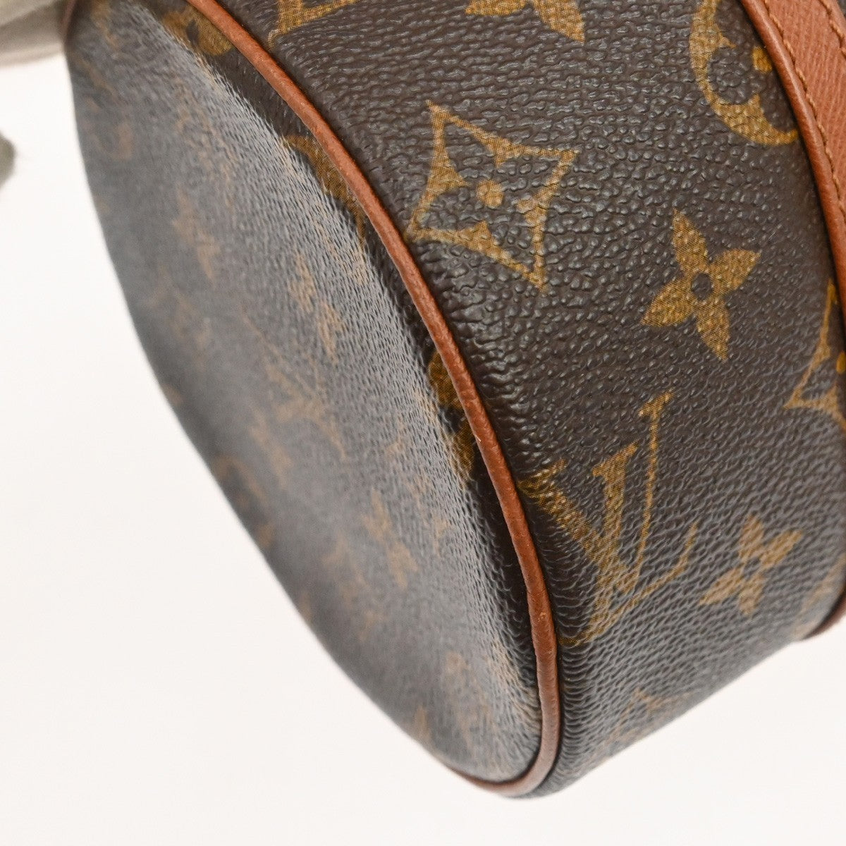 Louis Vuitton Papillon Handbag Monogram Canvas Brown Canvas Handbag (Pre-Owned)