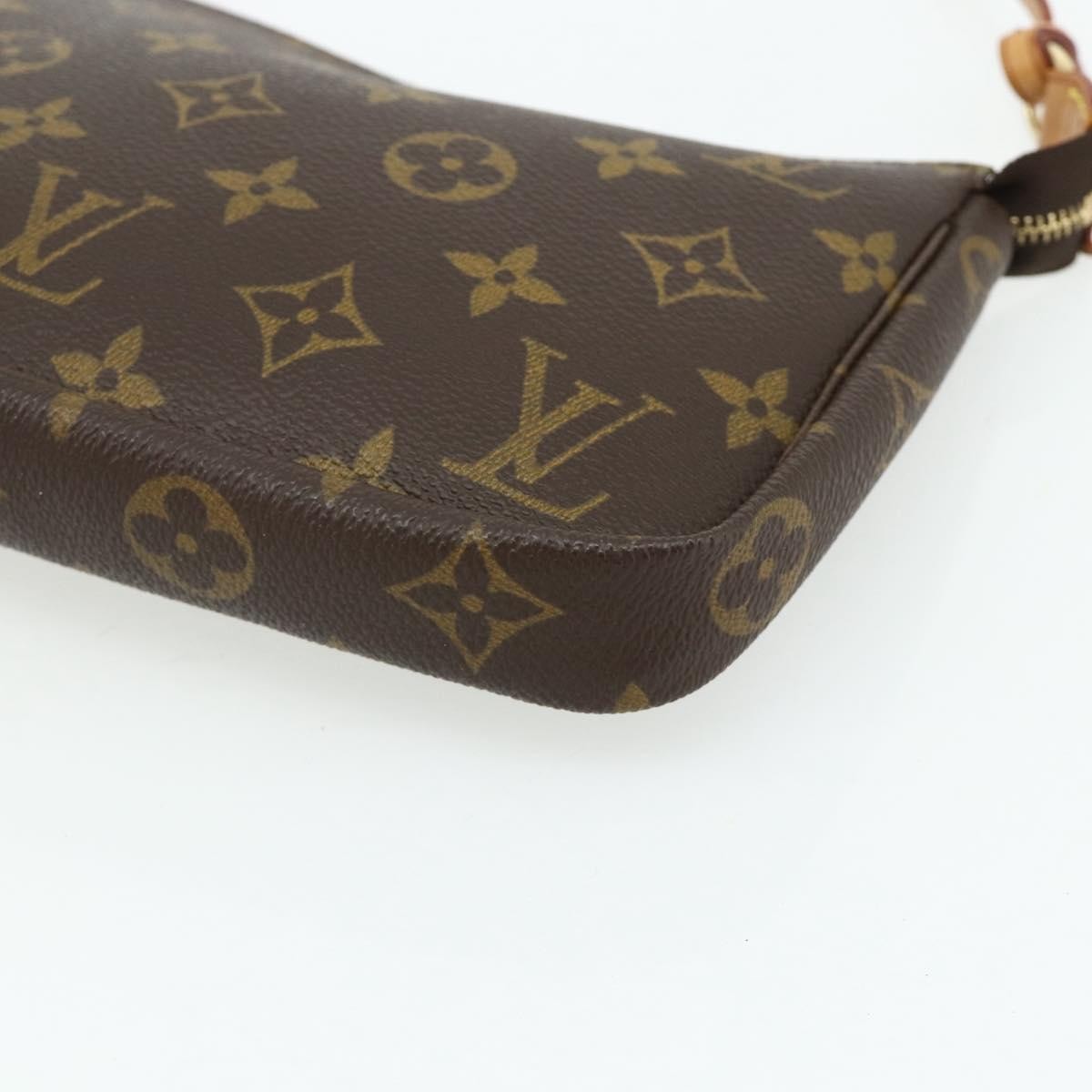 Louis Vuitton Pochette Accessoires Monogram Canvas Brown Canvas Clutche & Pouche Bag (Pre-Owned)