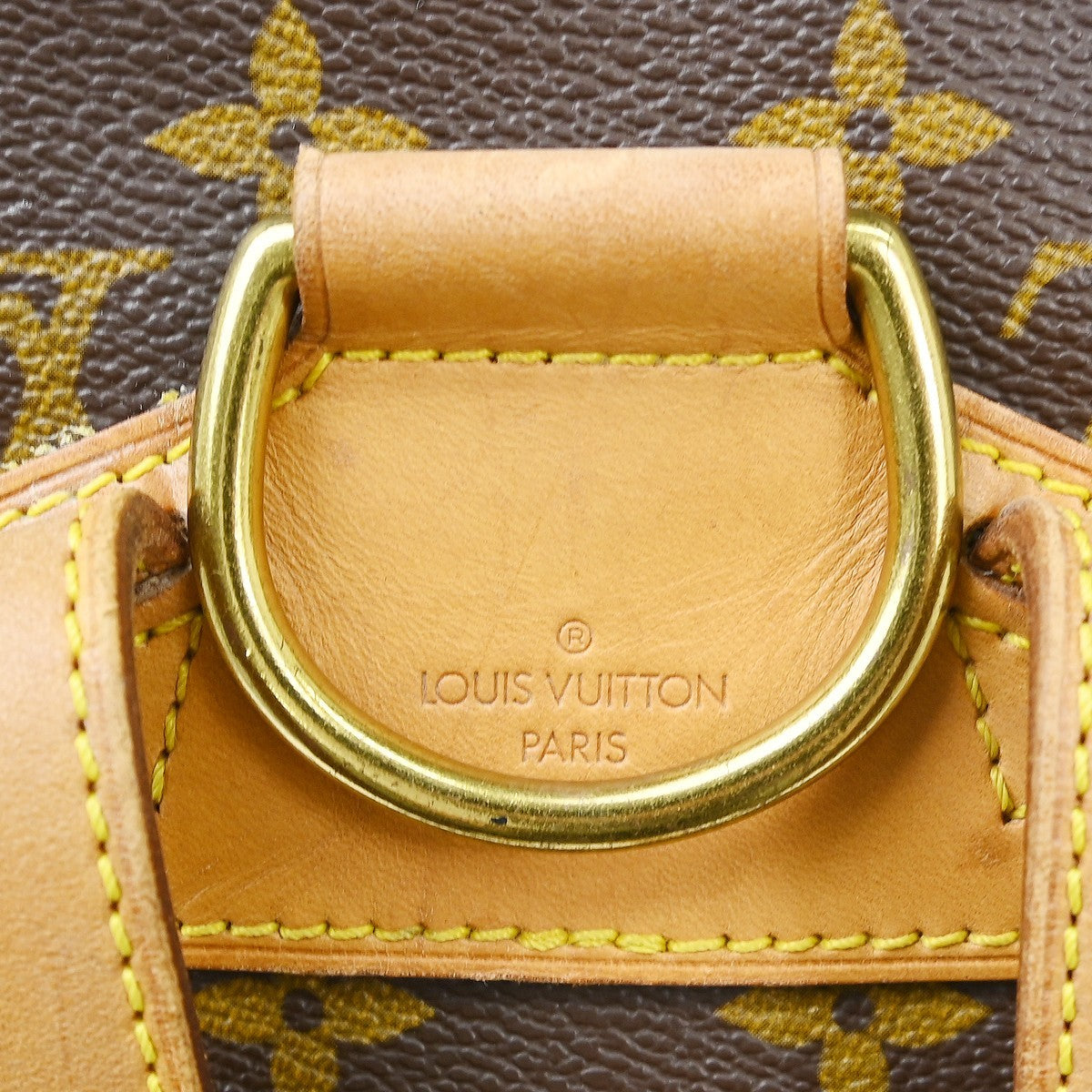 Louis Vuitton Montsouris Backpack Monogram Canvas Brown Canvas Backpack Bag (Pre-Owned)