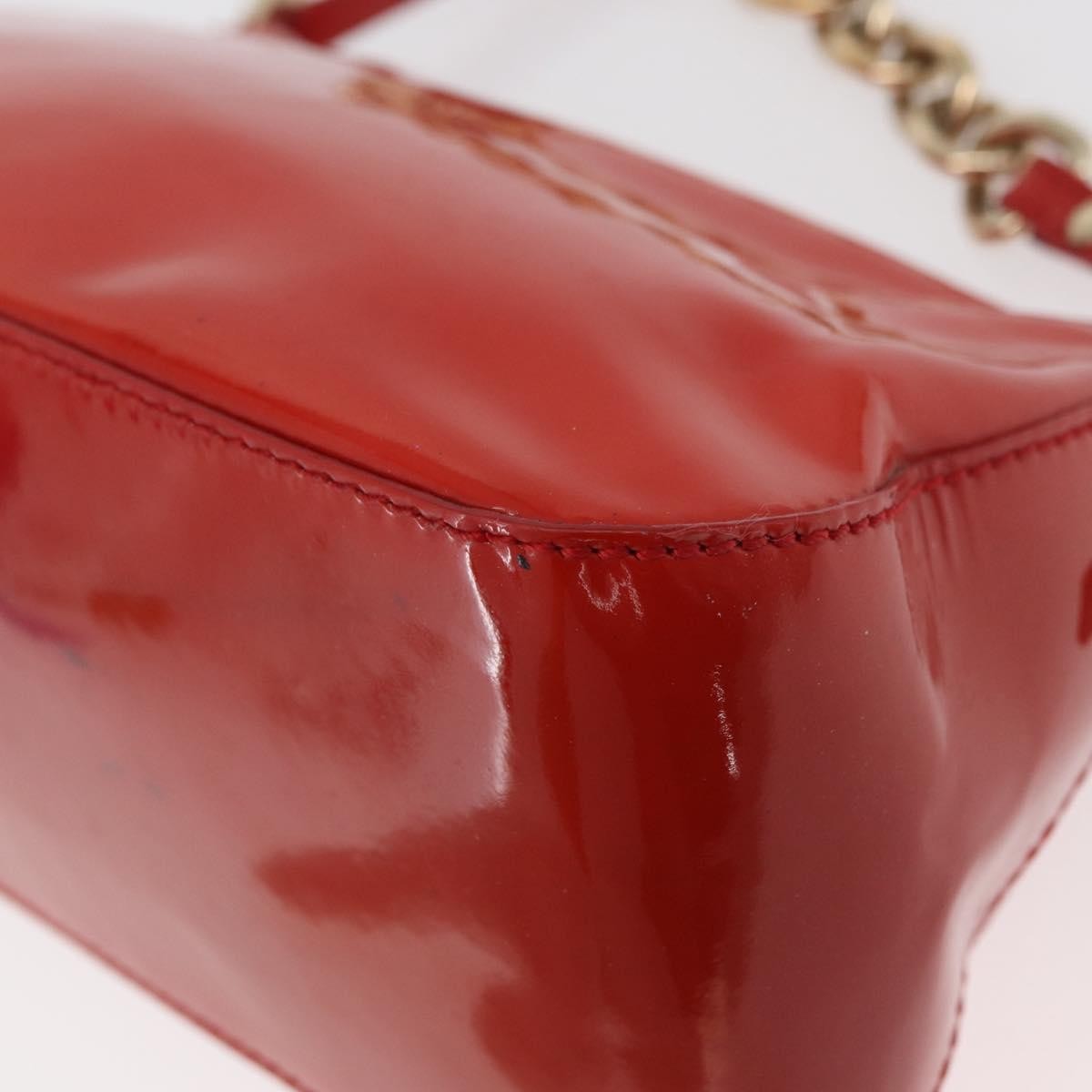Fendi Forever Mama Bag Patent Red Patent_Leather Shoulder Bag Bag (Pre-Owned)