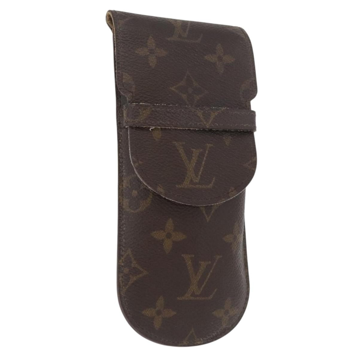 Louis Vuitton Etui À Lunette Canvas Brown Canvas Wallets Accessory (Pre-Owned)