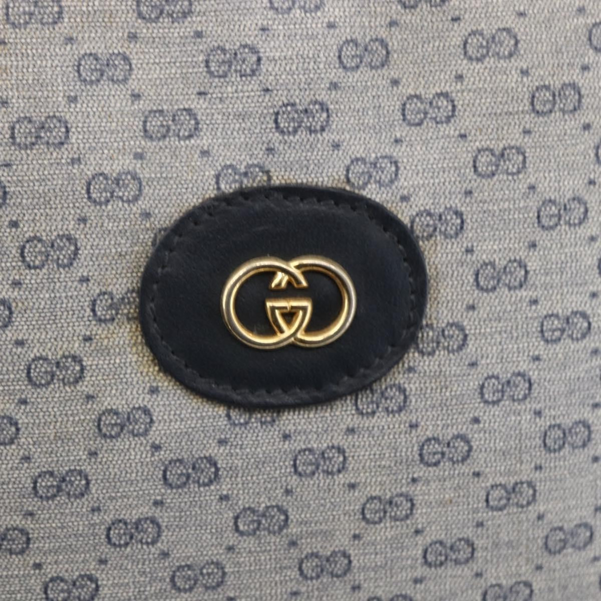 Gucci Micro Gg Supreme Shoulder Bag Gg Canvas Navy Canvas Shoulder Bag Bag (Pre-Owned)