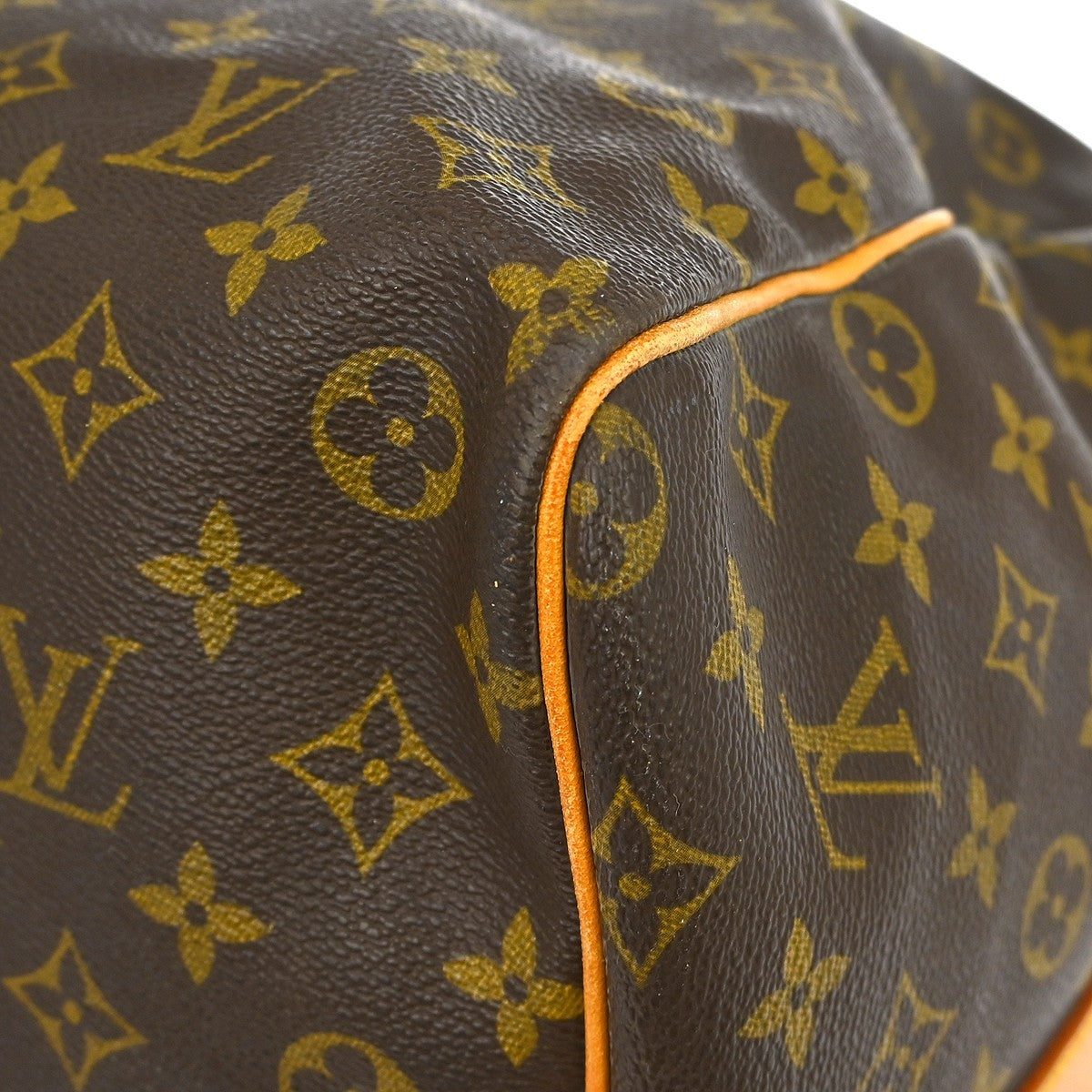 Louis Vuitton Keepall Bandouliere Bag Monogram Canvas Brown Canvas Travel Bag Bag (Pre-Owned)