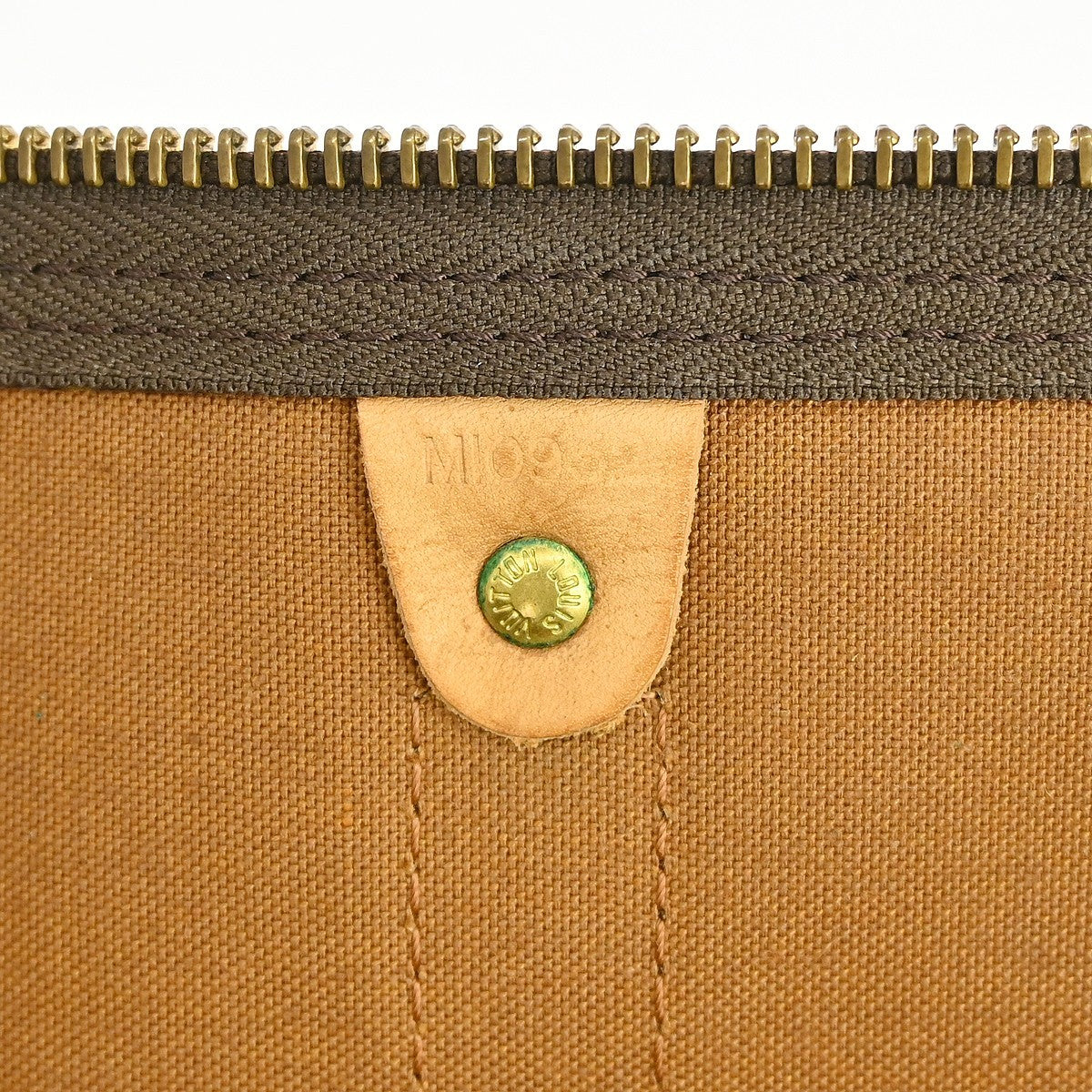 Louis Vuitton Keepall Bag Monogram Canvas Brown Canvas Travel Bag Bag (Pre-Owned)