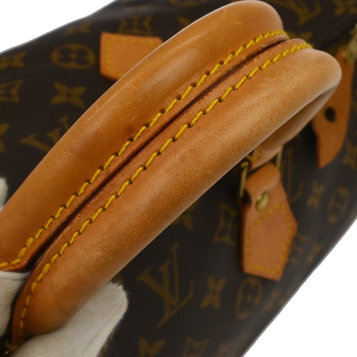 Louis Vuitton Speedy Handbag Monogram Canvas Brown Canvas Handbag (Pre-Owned)