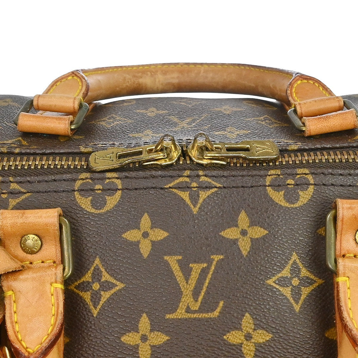 Louis Vuitton Keepall Bag Monogram Canvas Brown Canvas Travel Bag Bag (Pre-Owned)