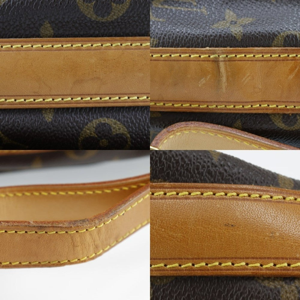 Louis Vuitton Romeo Gigli Handbag Monogram Canvas Brown Canvas Shoulder Bag Bag (Pre-Owned)
