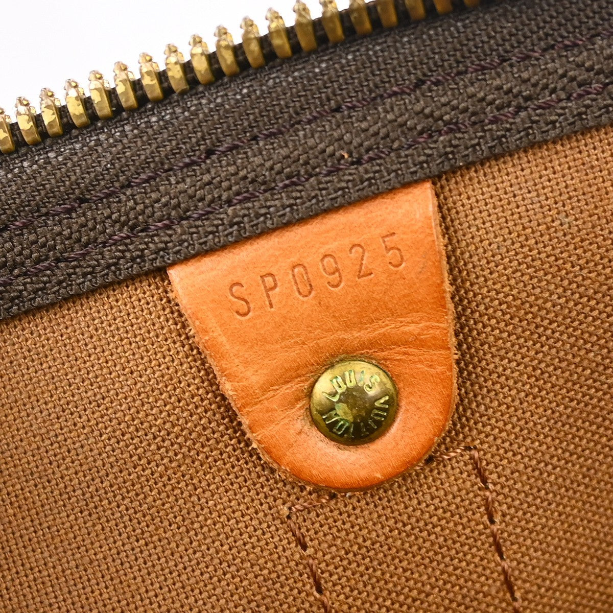Louis Vuitton Keepall Bag Monogram Canvas Brown Canvas Travel Bag Bag (Pre-Owned)