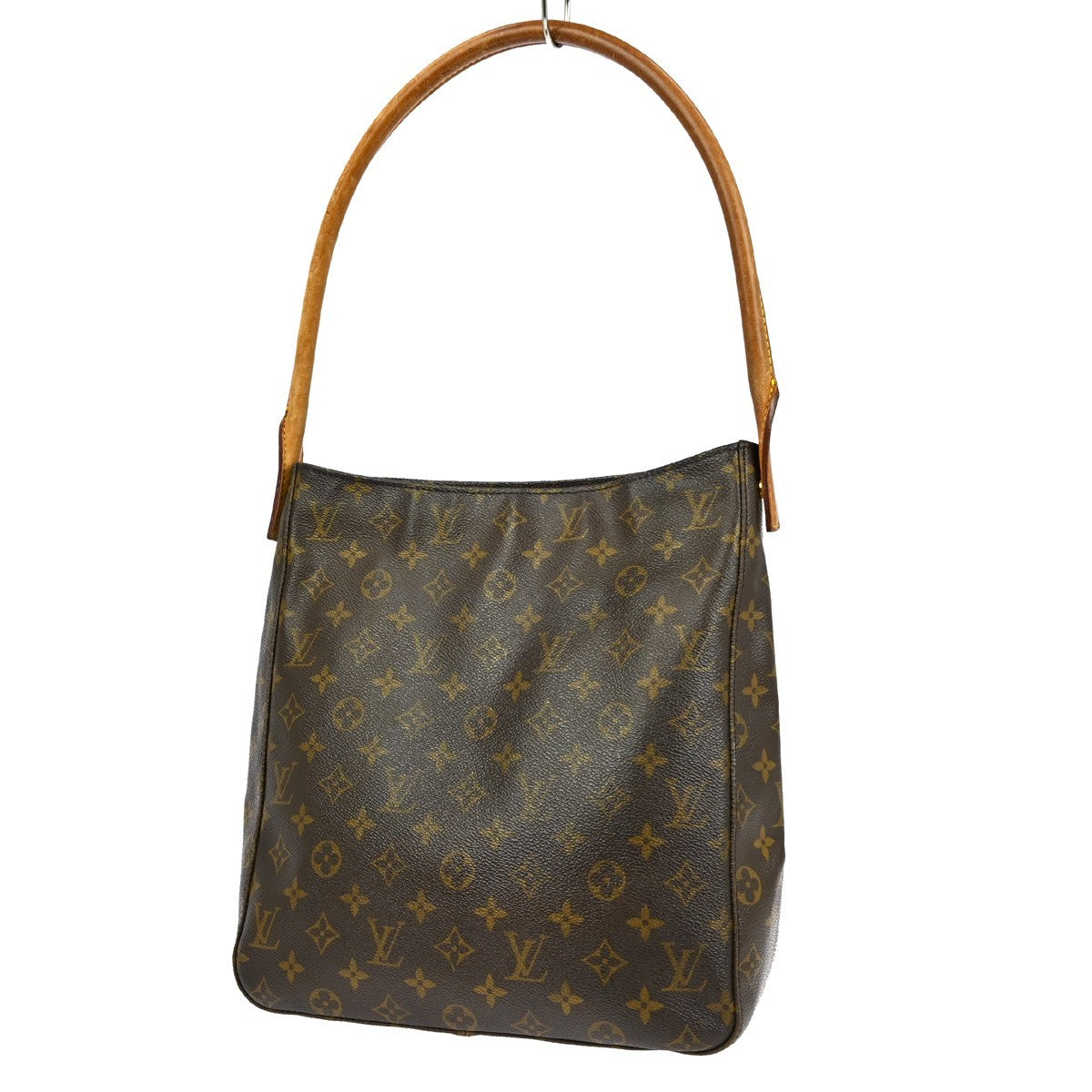 Louis Vuitton Monogram Looping Handbag Monogram Canvas Brown Canvas Shoulder Bag Bag (Pre-Owned)
