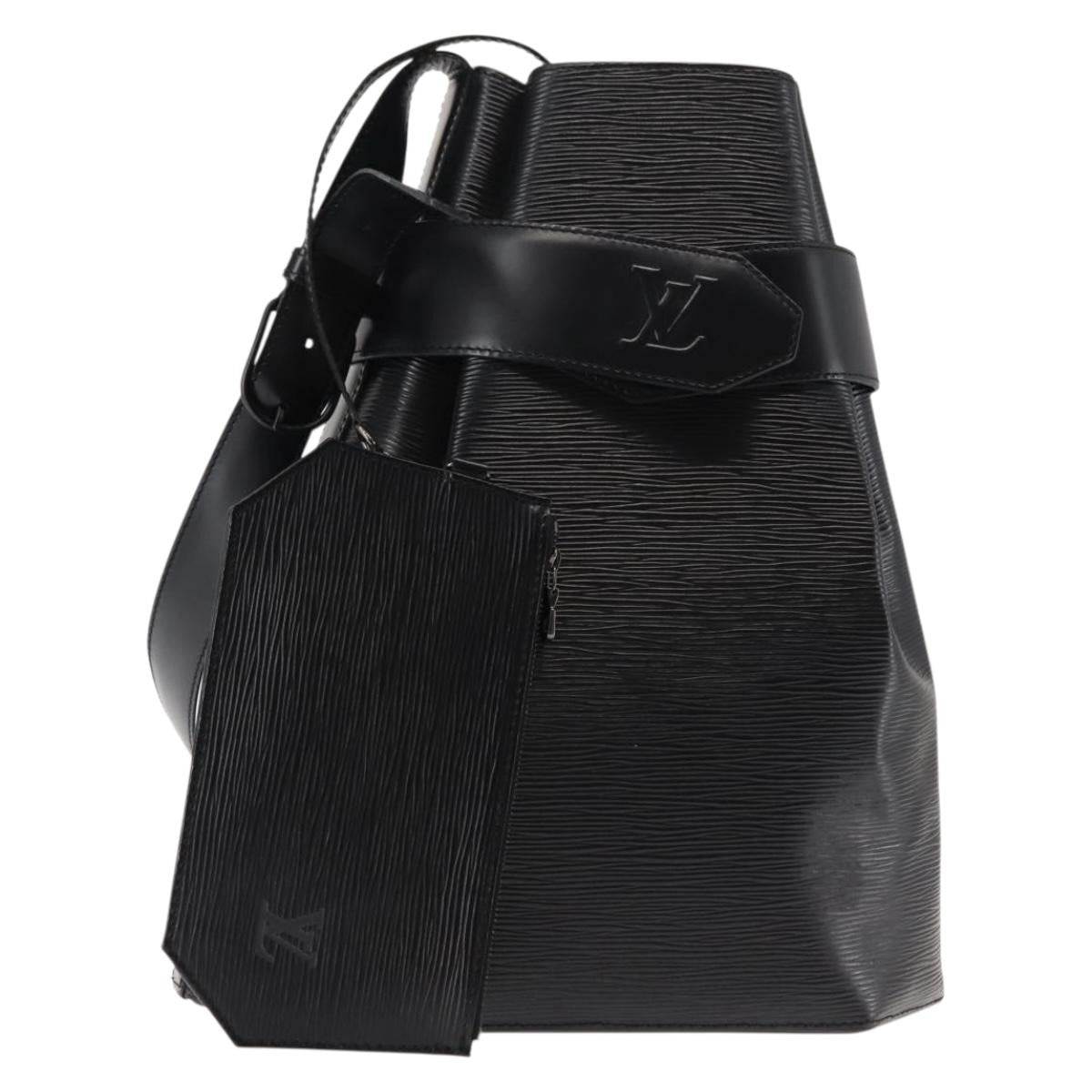 Louis Vuitton Vintage Sac D'epaule Handbag Epi Leather Black Leather Bag (Pre-Owned)