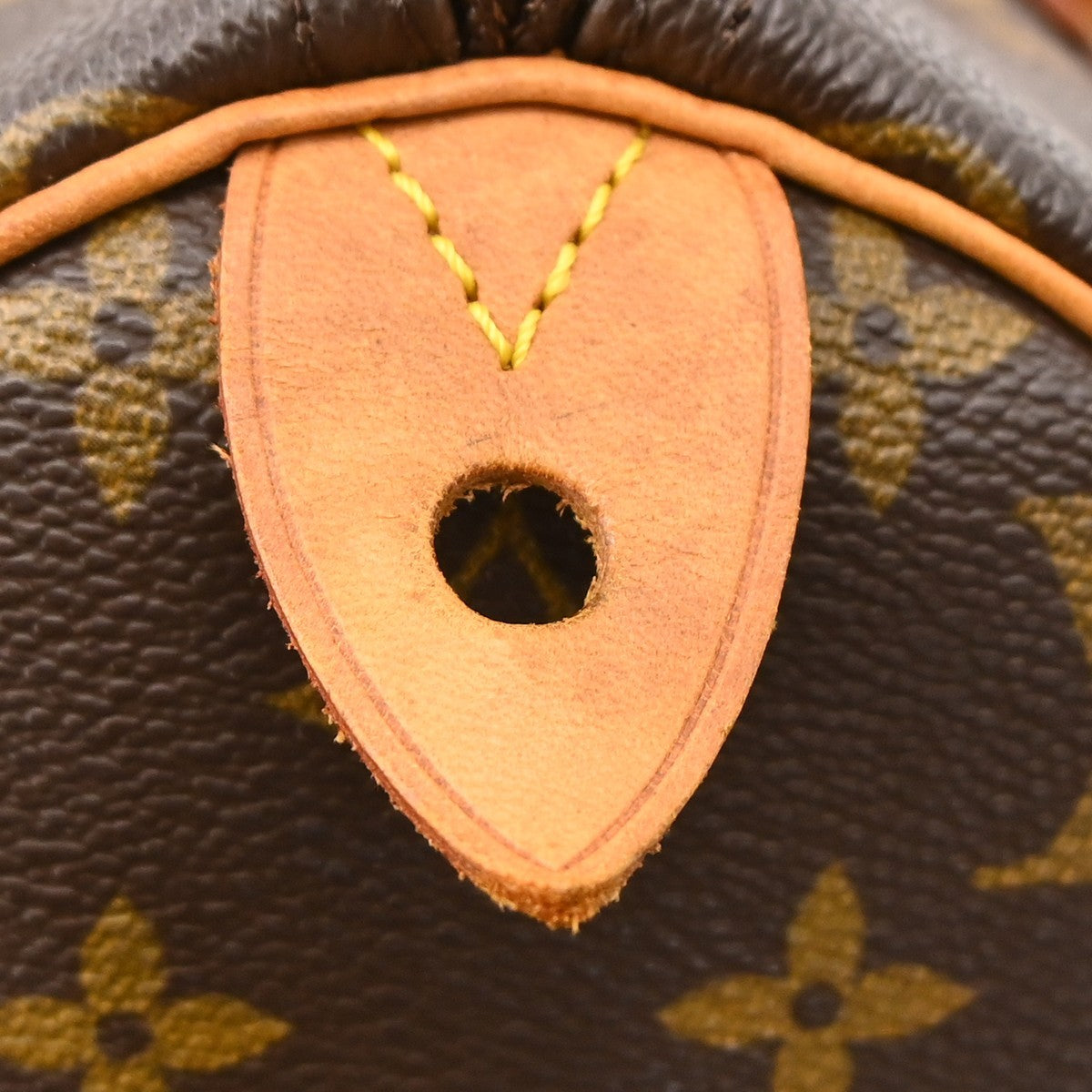 Louis Vuitton Speedy Handbag Monogram Canvas Brown Canvas Handbag (Pre-Owned)