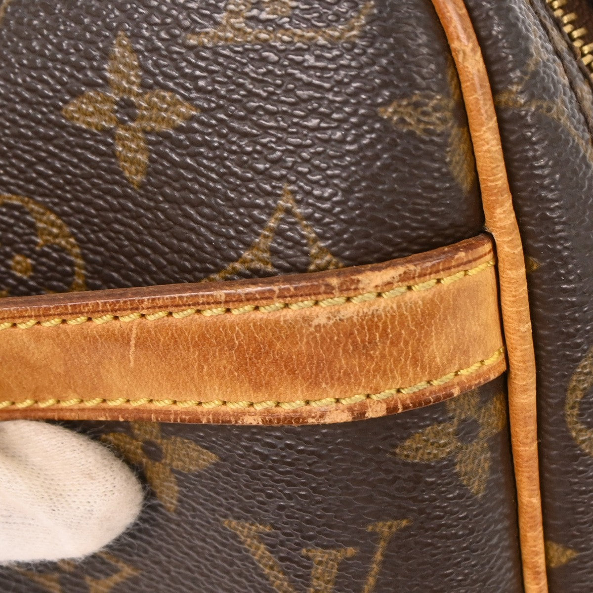 Louis Vuitton Reporter Bag Monogram Canvas Brown Canvas Shoulder Bag Bag (Pre-Owned)