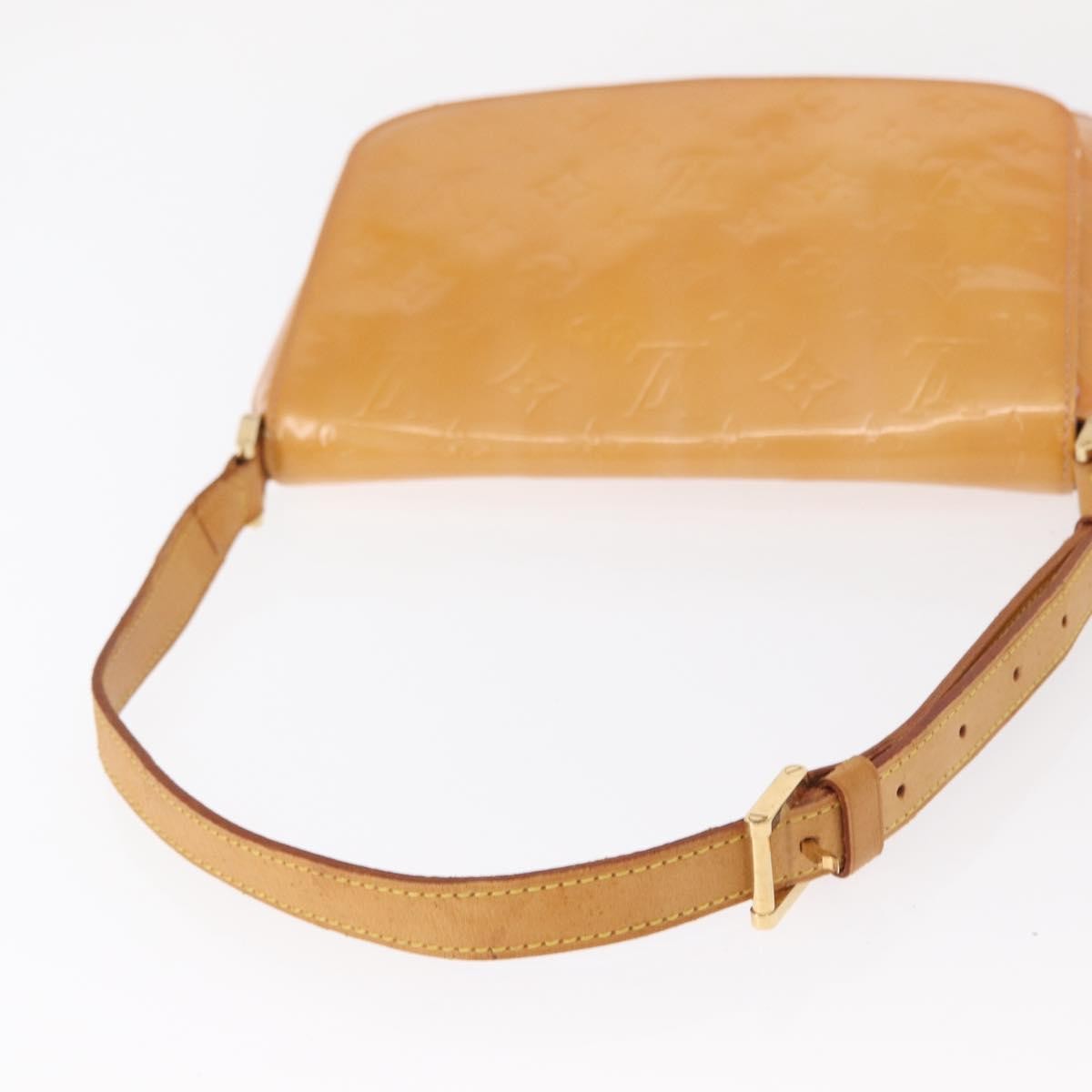 Louis Vuitton Thompson Street Handbag Monogram Vernis Yellow Patent_Leather Shoulder Bag Bag (Pre-Owned)