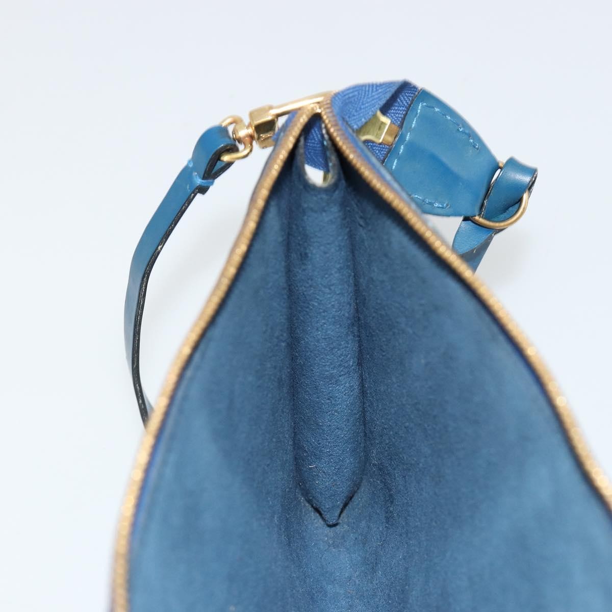 Louis Vuitton Pochette Accessoires Nm Epi Leather Blue Leather Clutche & Pouche Bag (Pre-Owned)