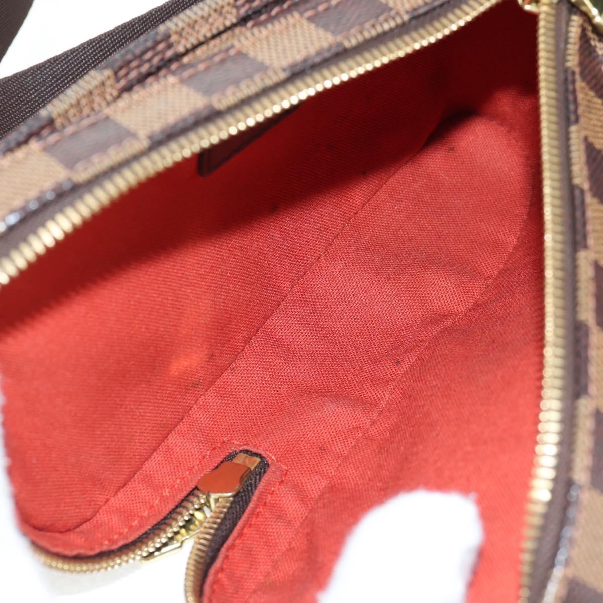 Louis Vuitton Geronimos Waist Bag Damier Brown Canvas Shoulder Bag Bag (Pre-Owned)