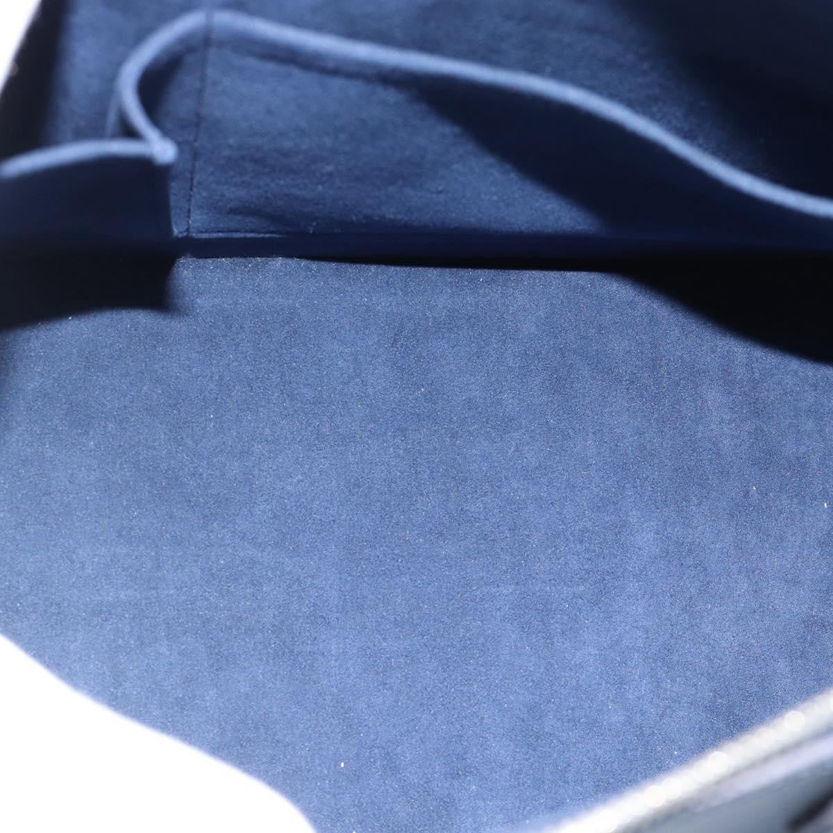 Louis Vuitton Alma Handbag Epi Leather Blue Leather Handbag (Pre-Owned)