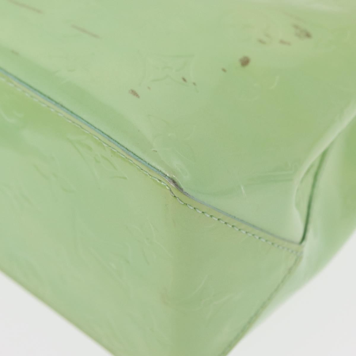 Louis Vuitton Reade Handbag Monogram Vernis Green Patent_Leather Tote Bag Bag (Pre-Owned)