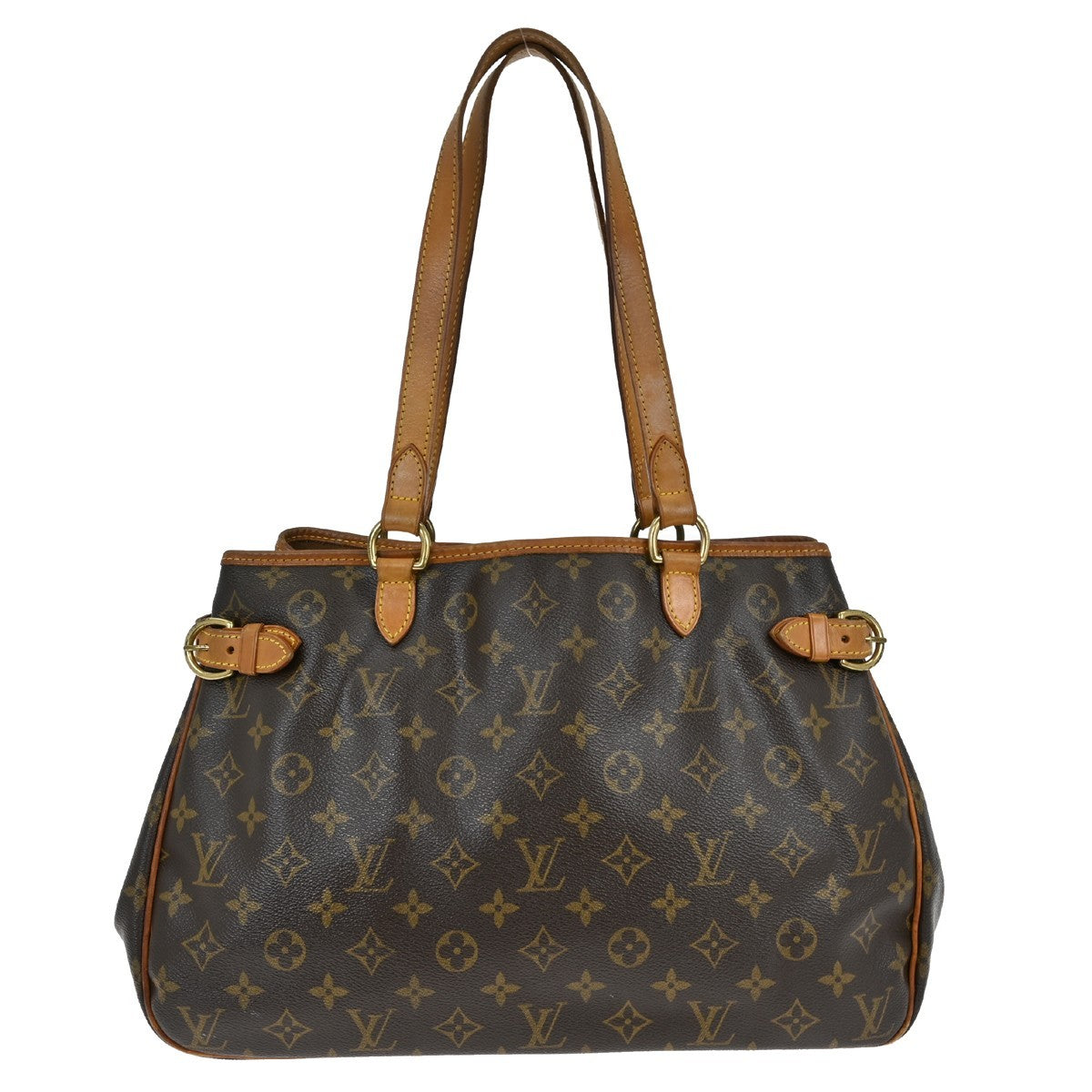 Louis Vuitton Batignolles Handbag Monogram Canvas Brown Canvas Shoulder Bag Bag (Pre-Owned)