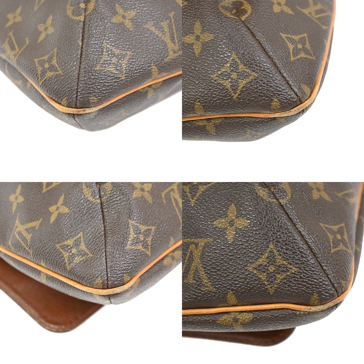 Louis Vuitton Musette Salsa Handbag Monogram Canvas Brown Canvas Shoulder Bag Bag (Pre-Owned)