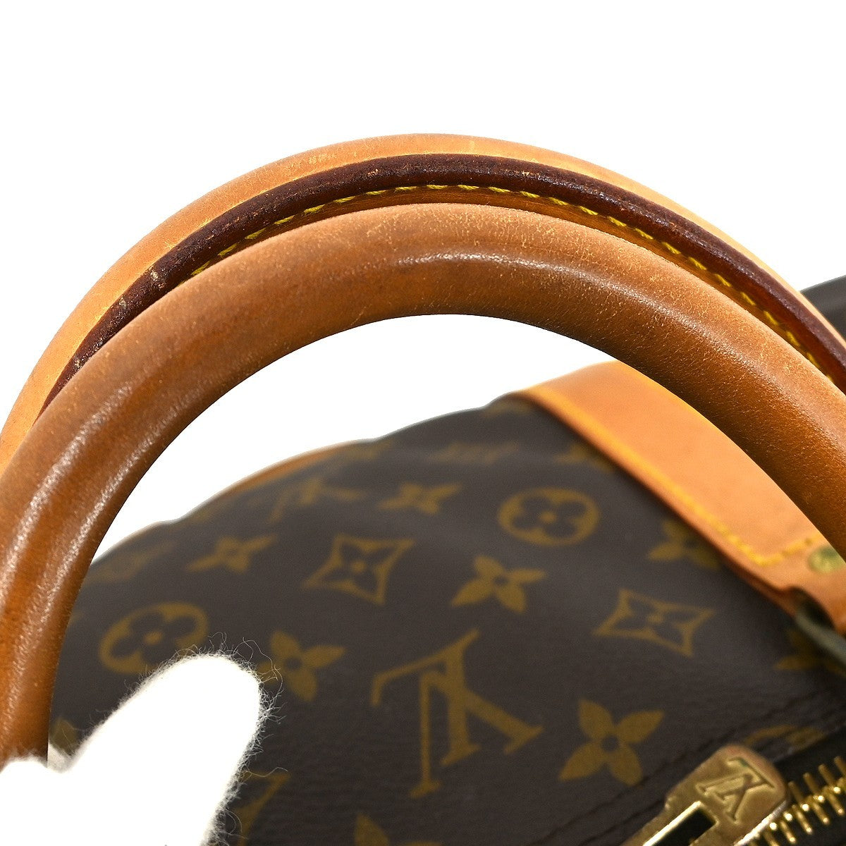 Louis Vuitton Keepall Bandouliere Bag Monogram Canvas Brown Canvas Travel Bag Bag (Pre-Owned)