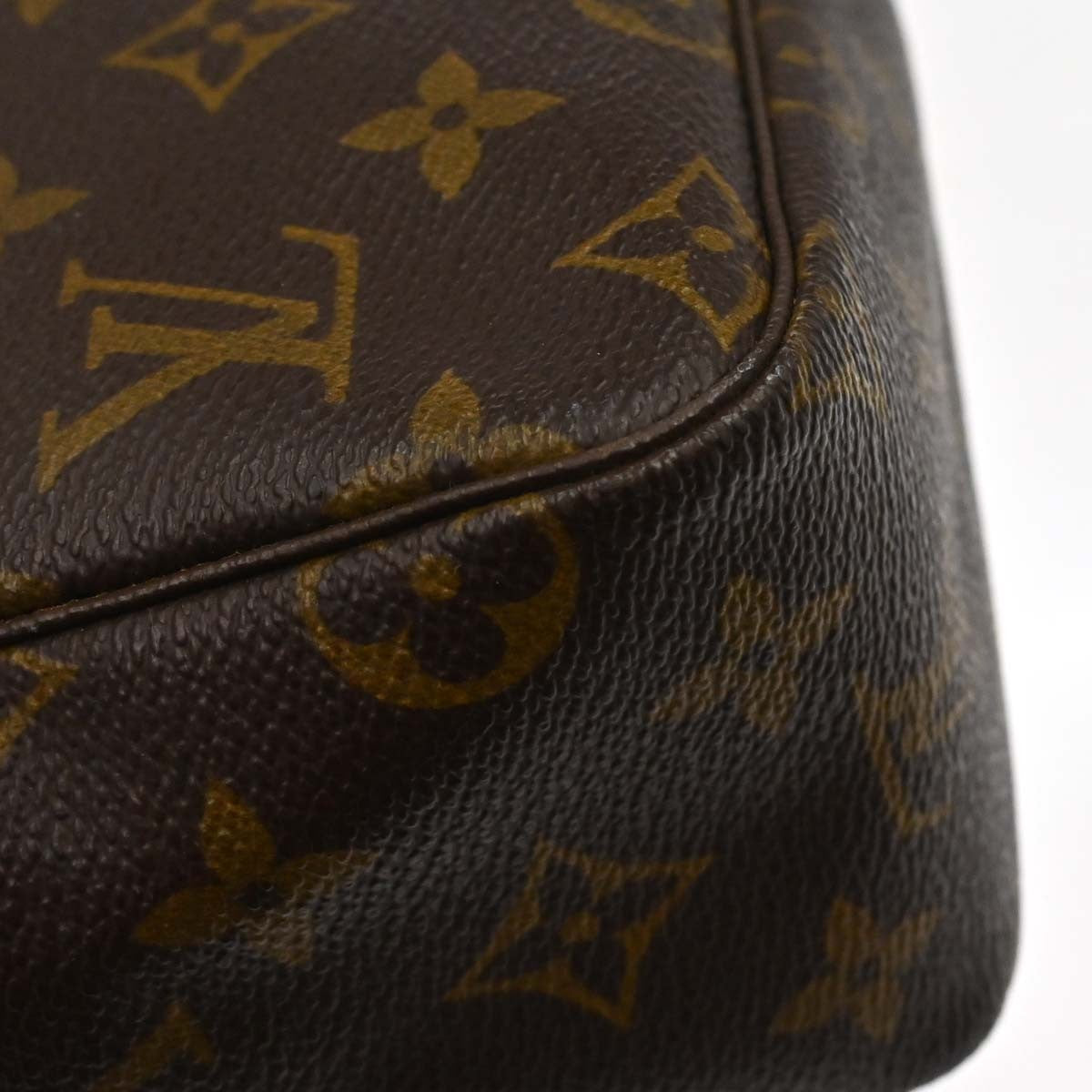 Louis Vuitton Trousse Toiletry Pouch Monogram Canvas Brown Canvas Clutche & Pouche Bag (Pre-Owned)
