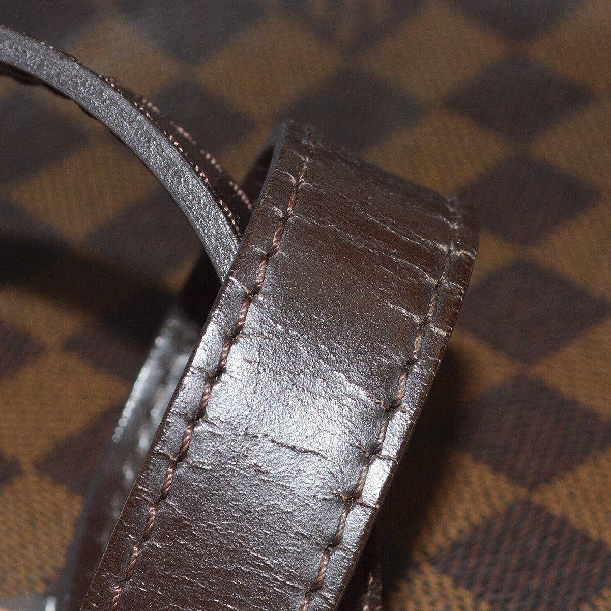 Louis Vuitton Bloomsbury Handbag Damier Brown Canvas Shoulder Bag Bag (Pre-Owned)