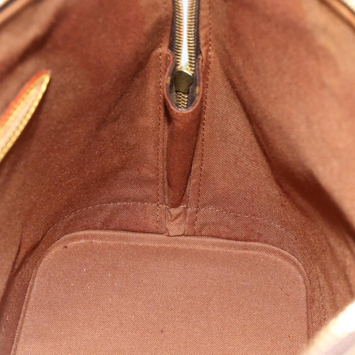 Louis Vuitton Alma Handbag Monogram Canvas Brown Canvas Handbag (Pre-Owned)