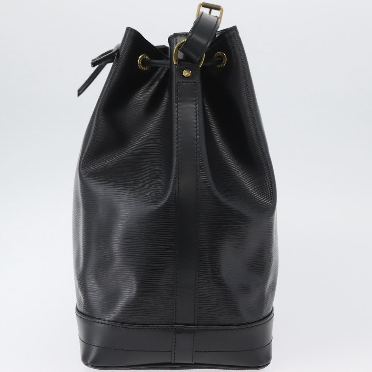 Louis Vuitton Noe Handbag Epi Leather Black Leather Shoulder Bag Bag (Pre-Owned)