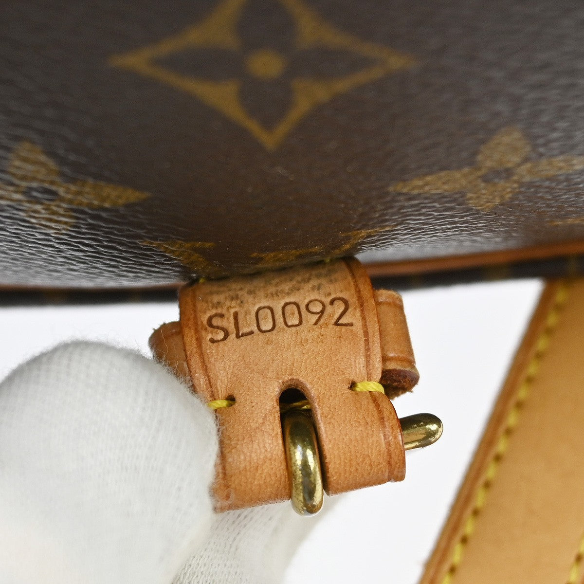 Louis Vuitton Sologne Handbag Monogram Canvas Brown Canvas Shoulder Bag Bag (Pre-Owned)