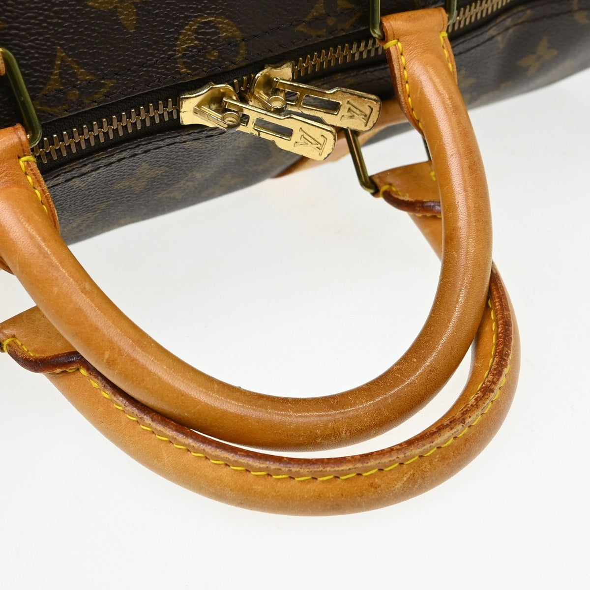 Louis Vuitton Keepall Bag Monogram Canvas Brown Canvas Travel Bag Bag (Pre-Owned)