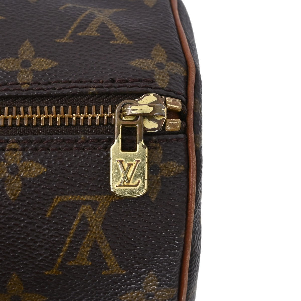 Louis Vuitton Papillon Handbag Monogram Canvas Brown Canvas Handbag (Pre-Owned)