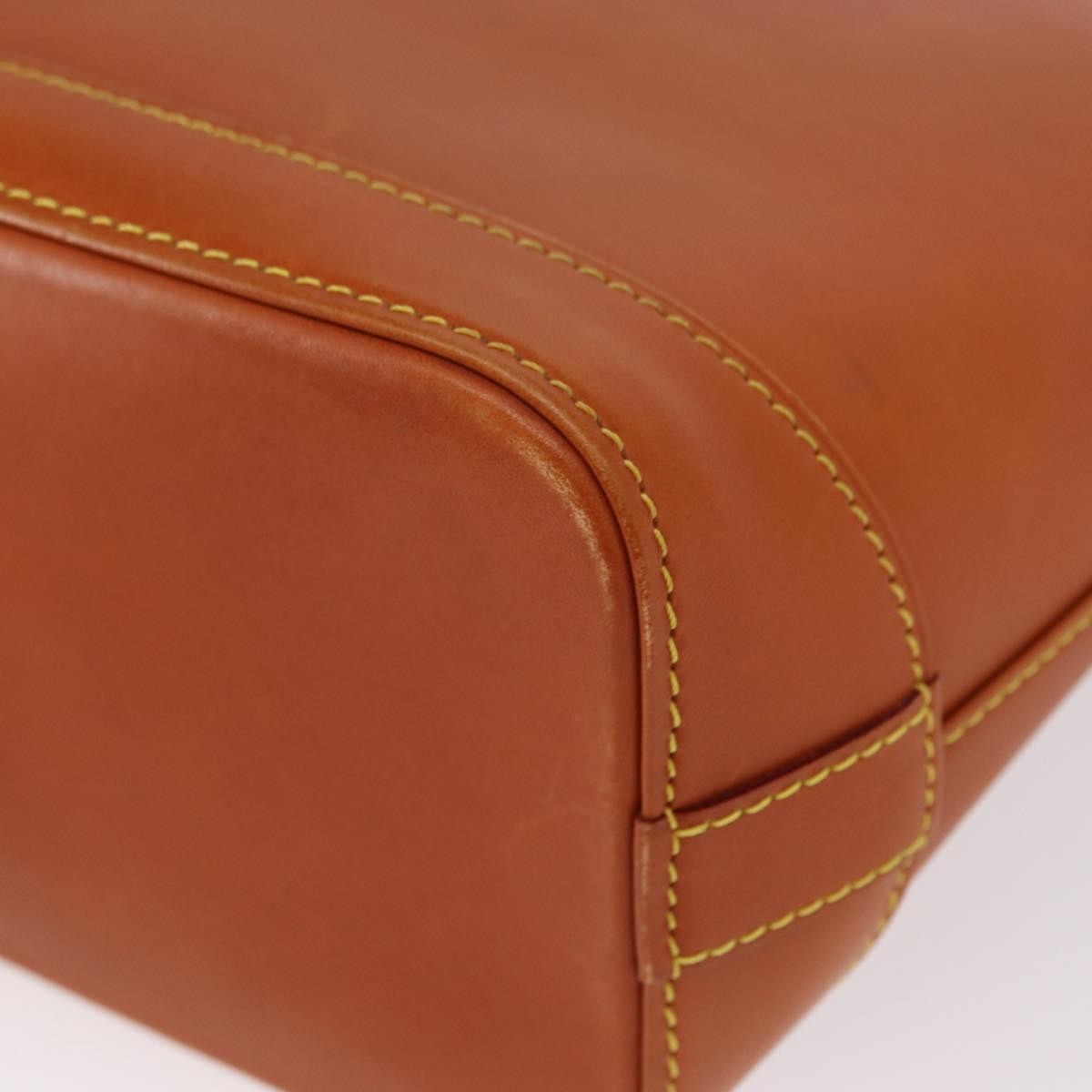 Louis Vuitton Lockit Handbag Nomade Leather Brown Leather Handbag (Pre-Owned)