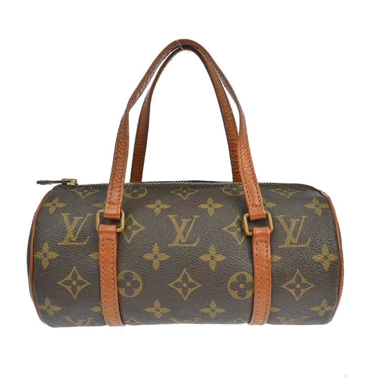 Louis Vuitton Papillon Handbag Monogram Canvas Brown Canvas Handbag (Pre-Owned)