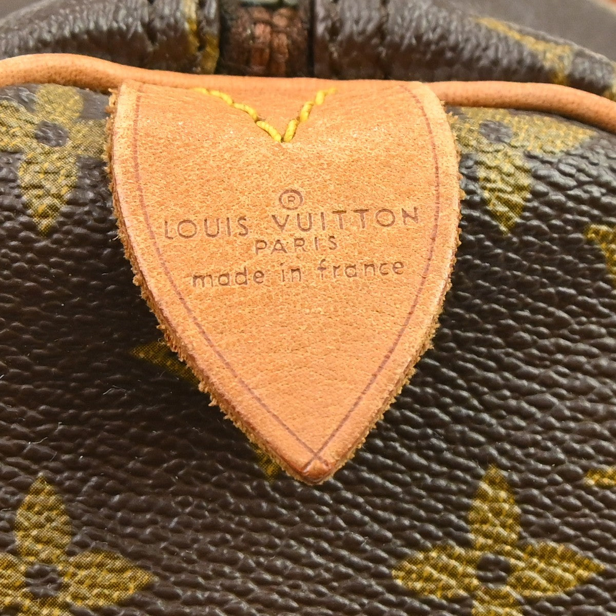 Louis Vuitton Speedy Handbag Monogram Canvas Brown Canvas Handbag (Pre-Owned)