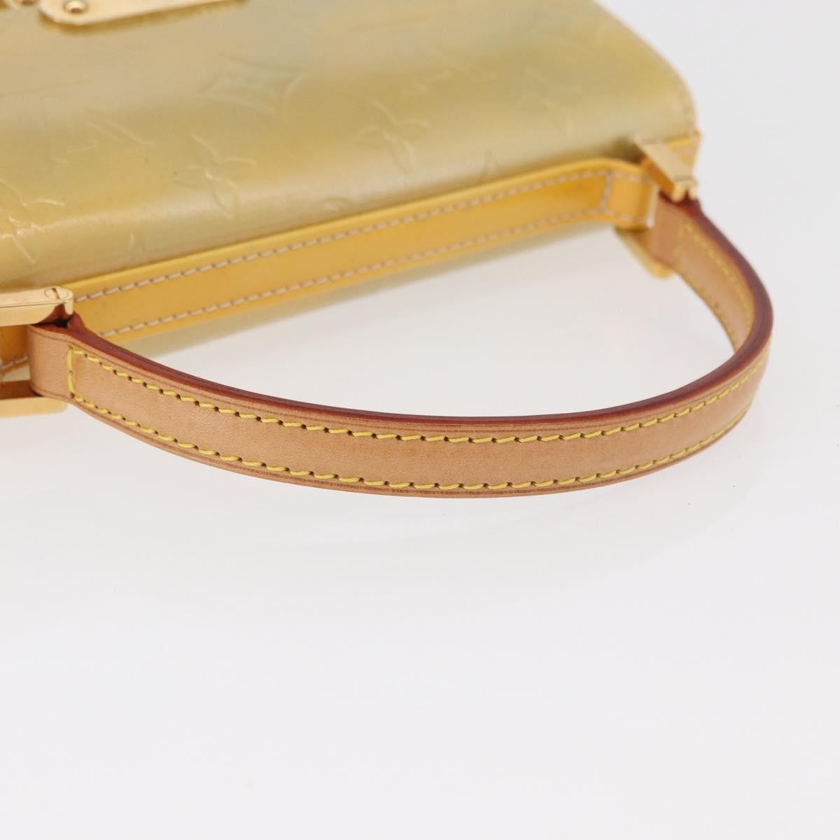 Louis Vuitton Spring Street Nm Handbag Patent Leather Yellow Patent_Leather Handbag (Pre-Owned)