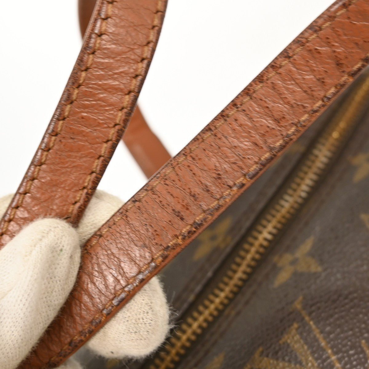 Louis Vuitton Papillon Handbag Monogram Canvas Brown Canvas Handbag (Pre-Owned)