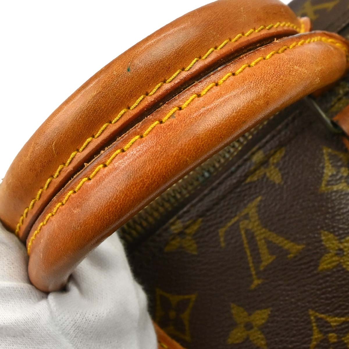 Louis Vuitton Speedy Handbag Monogram Canvas Brown Canvas Handbag (Pre-Owned)